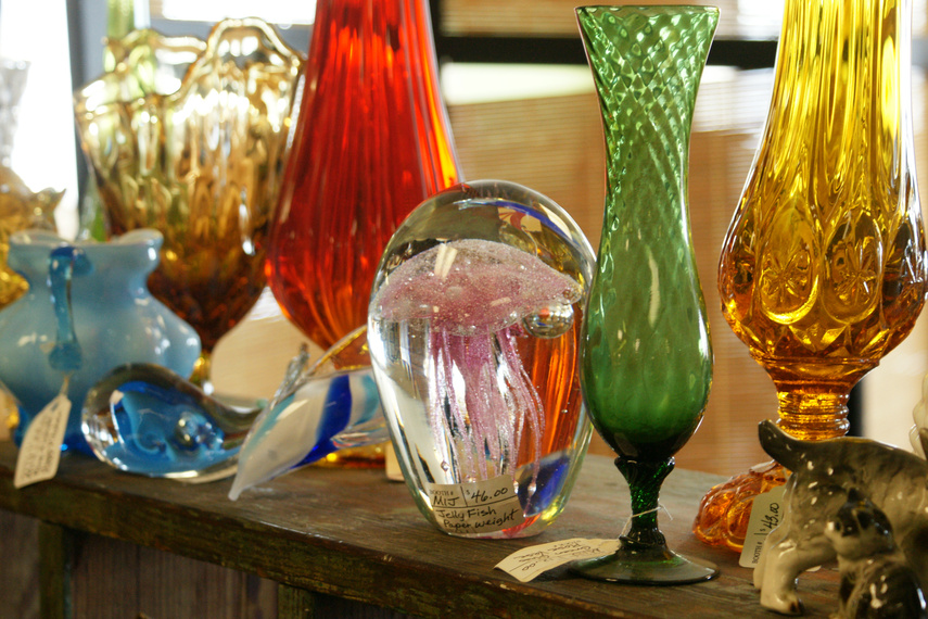 elaborate glassware